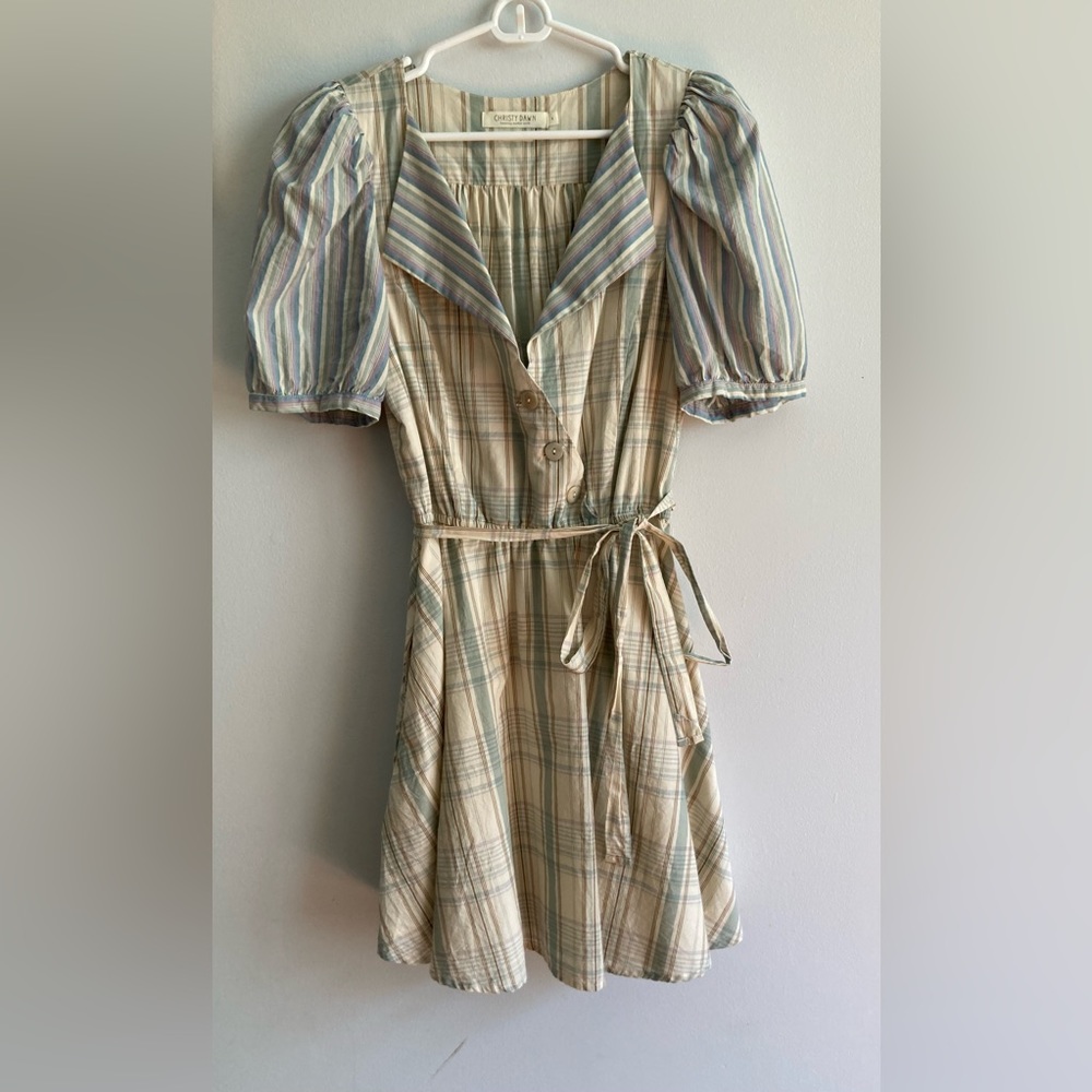 The Margaux Dress Vintage Plaid